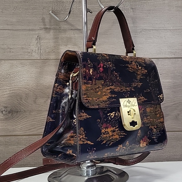 Patricia Nash Kent Countryside Crossbody Shoulder Bag Satchel Purse Tote - Picture 3 of 16
